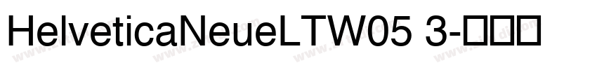 HelveticaNeueLTW05 3字体转换